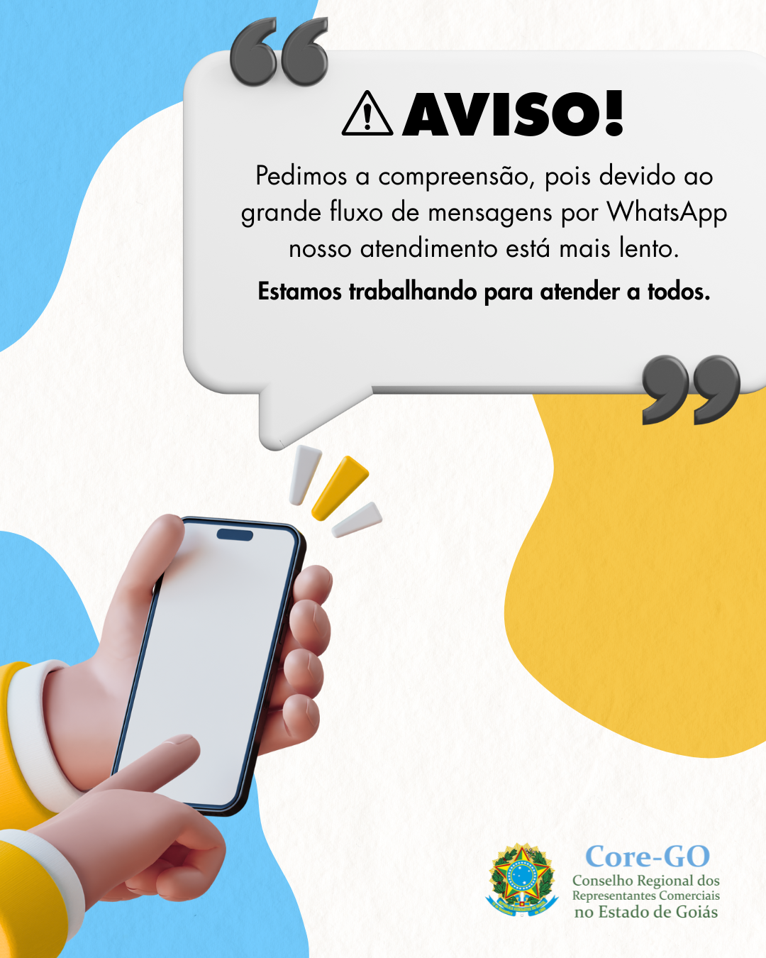Aviso Whatsapp Lento